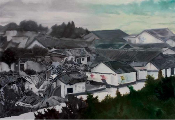 이용선  허무2  Oil on canvas, 117 x 91cm, 2010